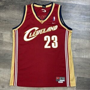 Vintage Nike LeBron James #23 Rookie Swingman Cavaliers Jersey - Size L, GUC